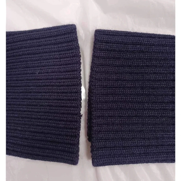 Cobmex Military V Neck Commando Blue/Black Ribbed Sweater  Size 2X - Picture 8 of 12